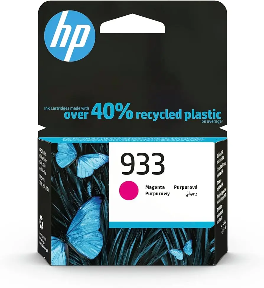 Cartouche D'encre HP 933 Magenta Pour Imprimantes Officejet 6100 6600 6700 7110 7612 