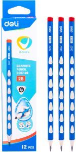 Crayon Noir Scolaire DELI U-TOUCH 2B