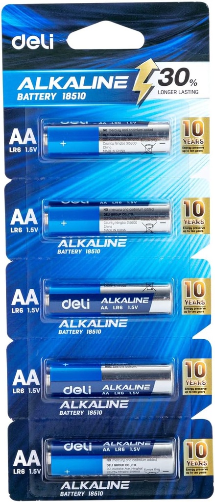 Jeu De 2 Piles DELI Alkaline  LR3 AAA (copie)