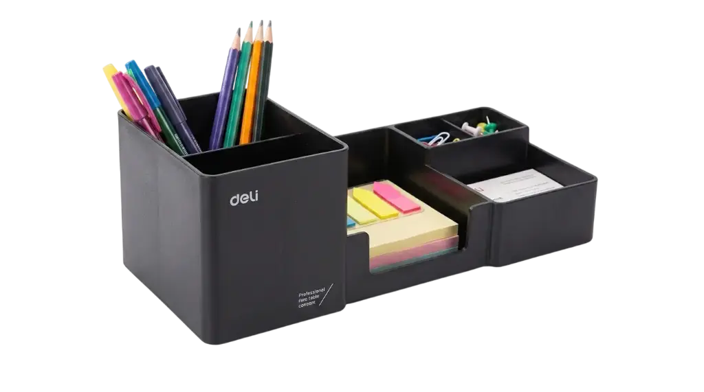 Plumier de Bureau DELI Noir