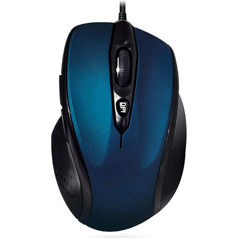 Souris USB ADVANCE Shape 6D 1000dpi Pour Bureau 6 Boutons Bleu