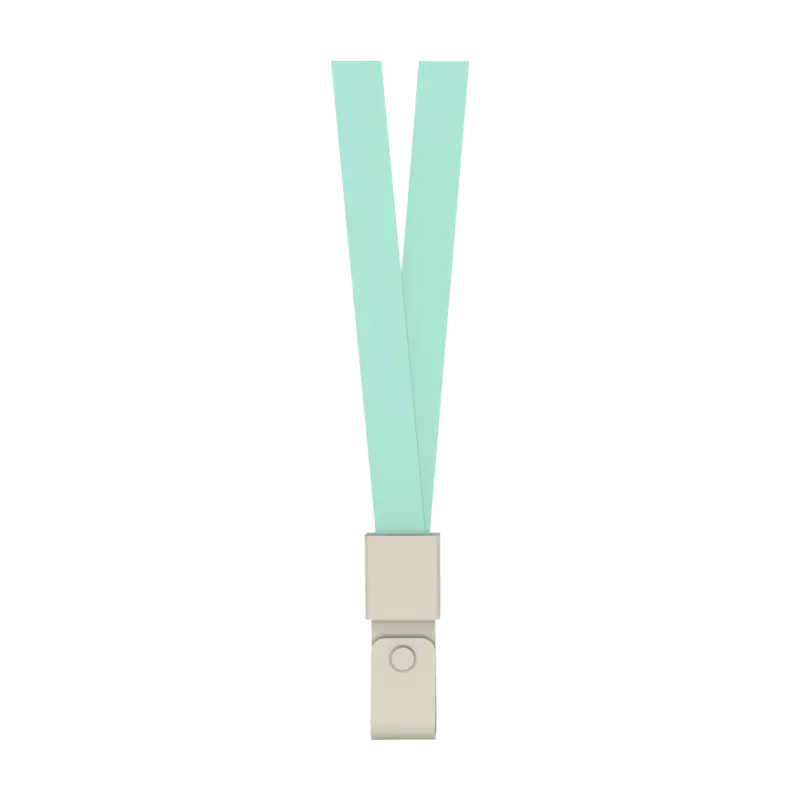 Cordon Pour Porte Badge DELI 1.5cm en Polyester Vert