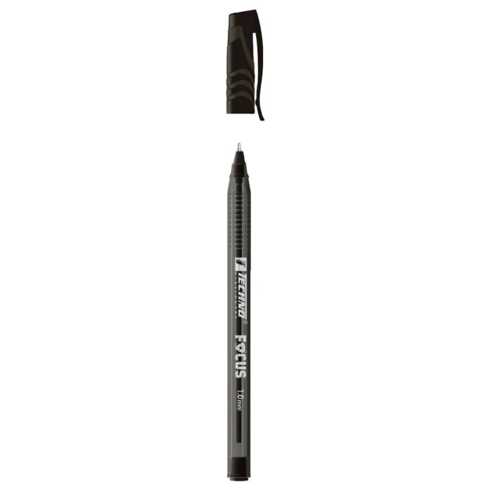 Stylo à Bille TECHNO Focus 1.0mm Noir