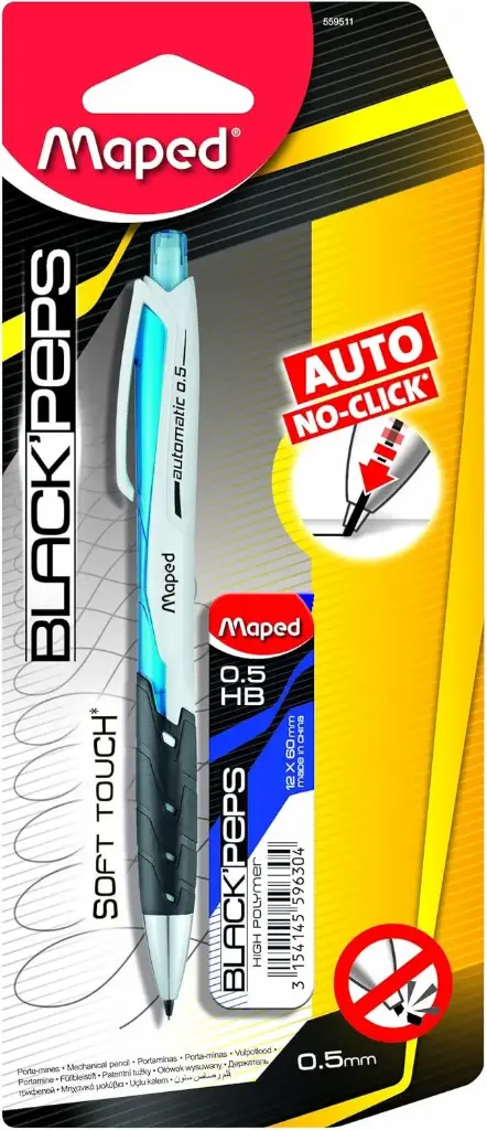 Porte Mine Auto MAPED Black'Peps 0.5mm HB