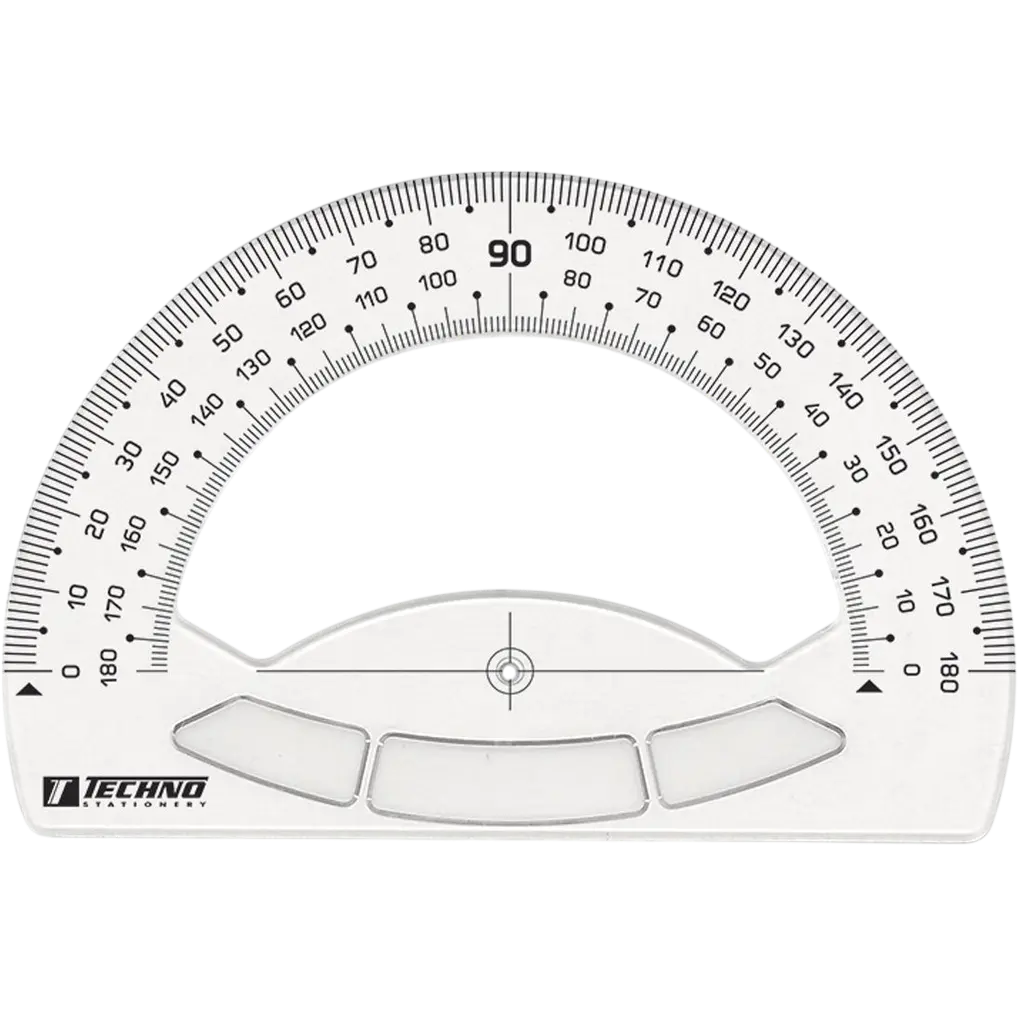 Rapporteur TECHNO 180° en Plastique