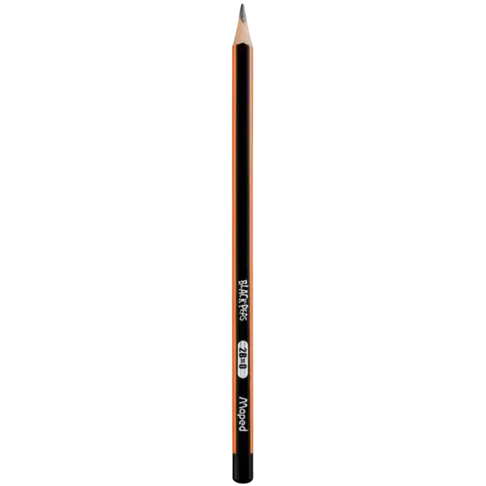 Crayon Noir MAPED Black Peps 2B Triangulaire 