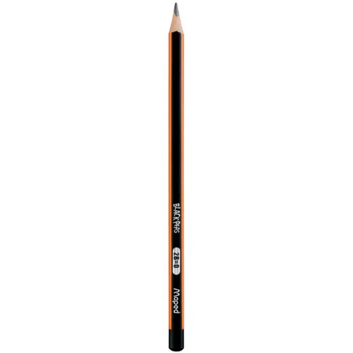 Crayon Noir MAPED Black Peps 2B Triangulaire 