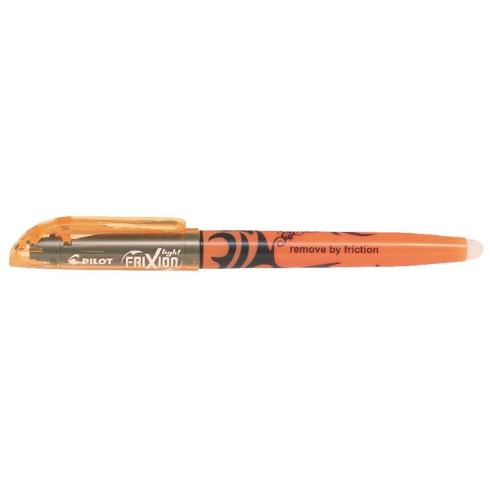 Marqueur Fluorescent PILOT FRIXION LIGHT Effaçable en Biseau Orange