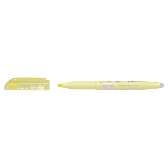Marqueur Fluorescent PILOT FRIXION LIGHT SOFT Effaçable en Biseau Jaune Pastel