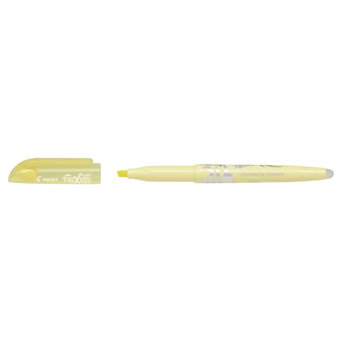 Marqueur Fluorescent PILOT FRIXION LIGHT SOFT Effaçable en Biseau Jaune Pastel