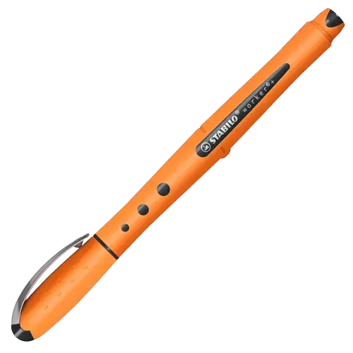 Stylo Roller STABILO Worker+ Medium Noir
