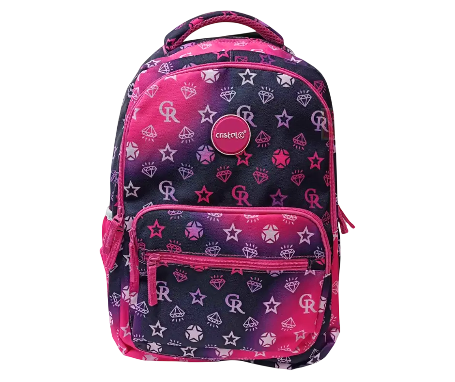 Sac à Dos Scolaire CRISTAL CR-3410 Multi-Motifs