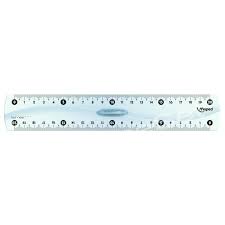 Règle Scolaire VERTEX Cristal 20cm Multi-Couleurs