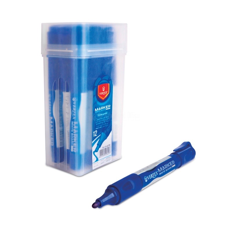 Marqueur Tableau Blanc VERTEX Rechargeable Coupé Bleu