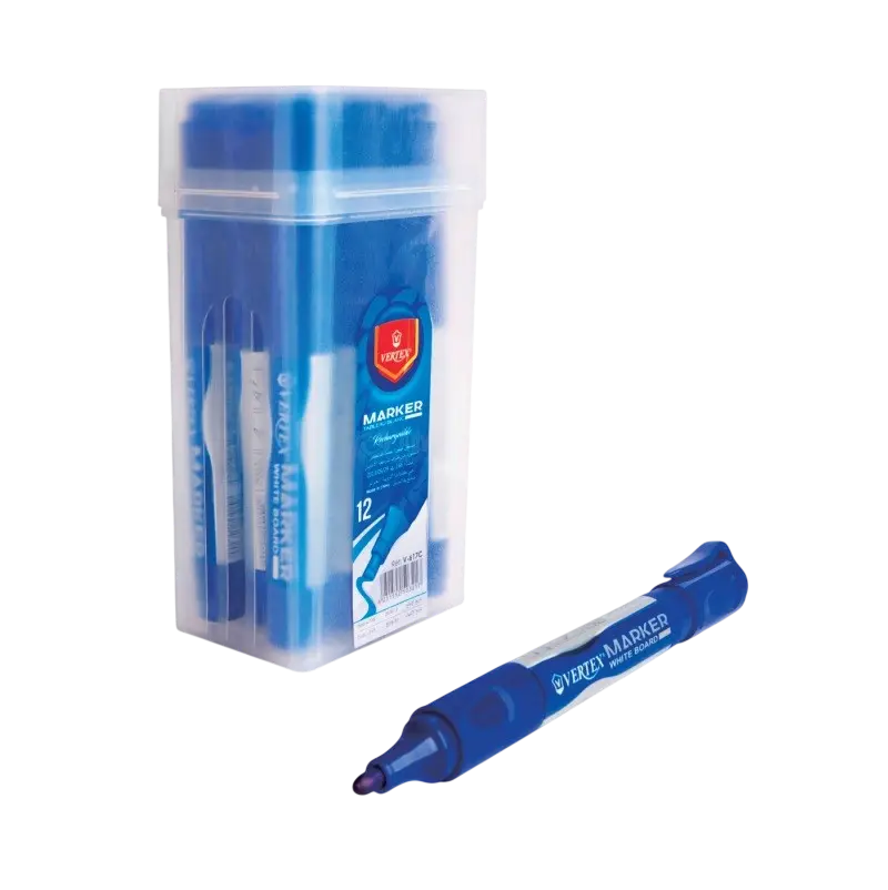 Marqueur Tableau Blanc VERTEX Rechargeable Coupé Bleu