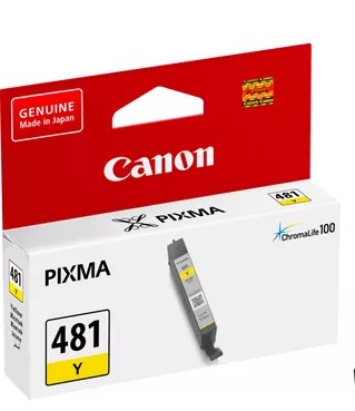 Cartouche D'encre CANON CLI-481Y Yellow Pour Pixma TS704a TS8240 TS9140 TS9540 TS8247 TS8340 TS8140 TS9150 TS9550 TS9541C TS8350 TS8251 TS8252 TS9155 TS955
