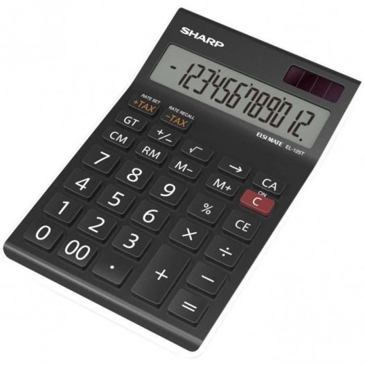 Calculatrice De Bureau SHARP 12 Chiffres Bleu