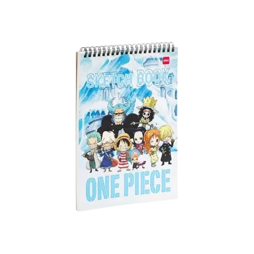 Bloc De Dessin DELI One Piece B5 Spiral 40 Pages