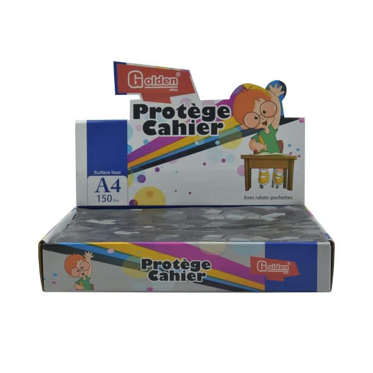 Protège Cahier GOLDEN A4 GM TP Noir