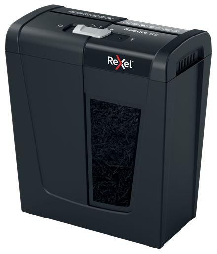 Destructeur de Documents REXEL Secure S5 Coupe Droite P-2 5 Feuilles 10 Litres
