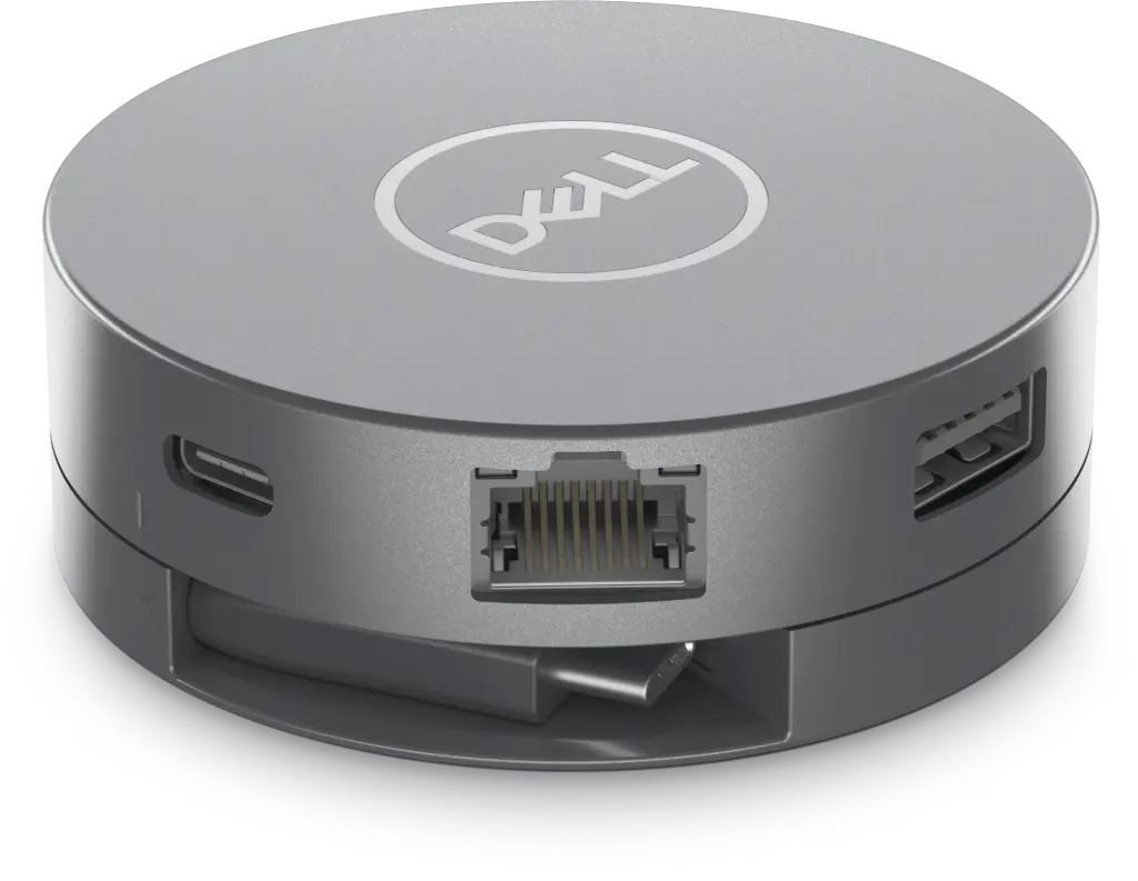 Adaptateur Multiport DELL 6en1 2xUSB-A USB-C DisplayPort Ethernet HDMI