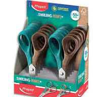 Ciseau Ecolier MAPED Vivo Left Smiling 3D 12 cm avec Poignée Bicolore