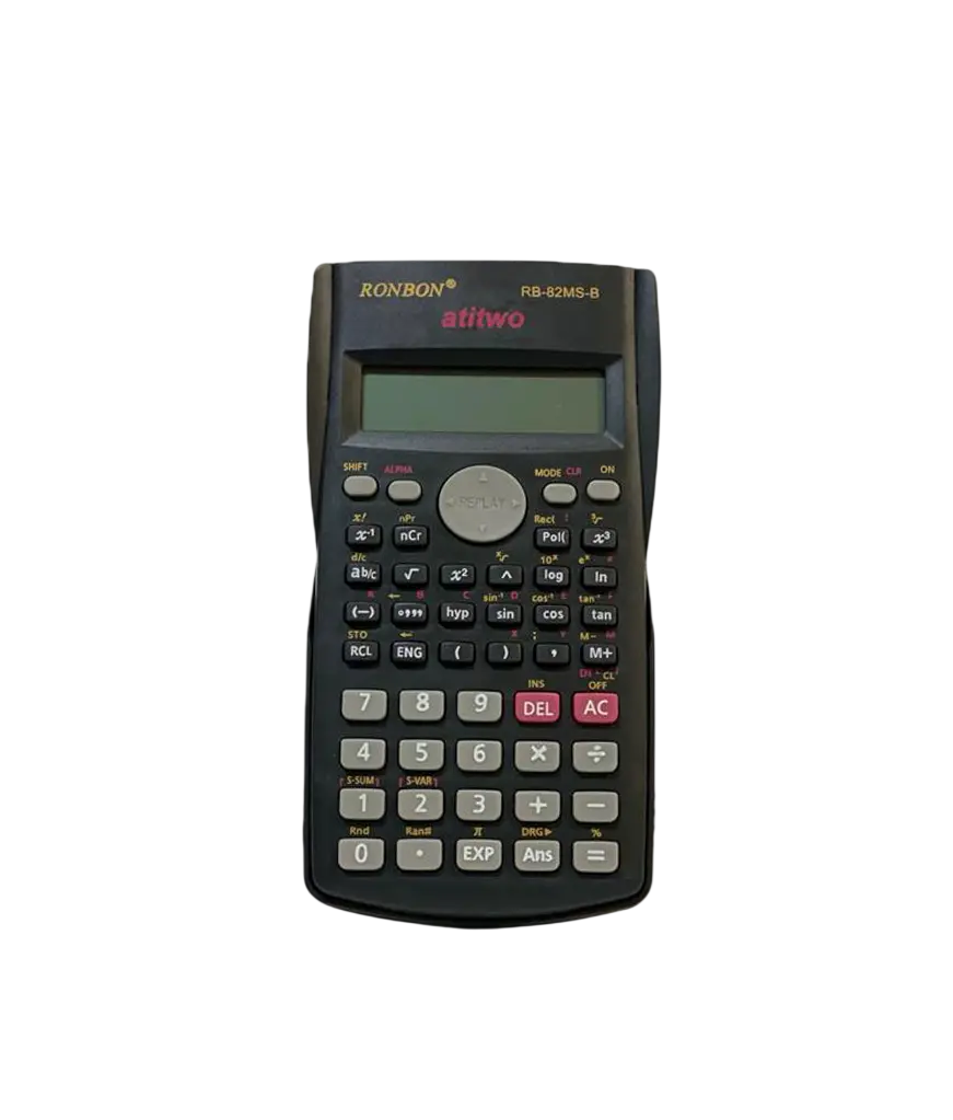 Calculatrice Scientifique RONBON RB-82-MS-B 240 Fonctions Noir