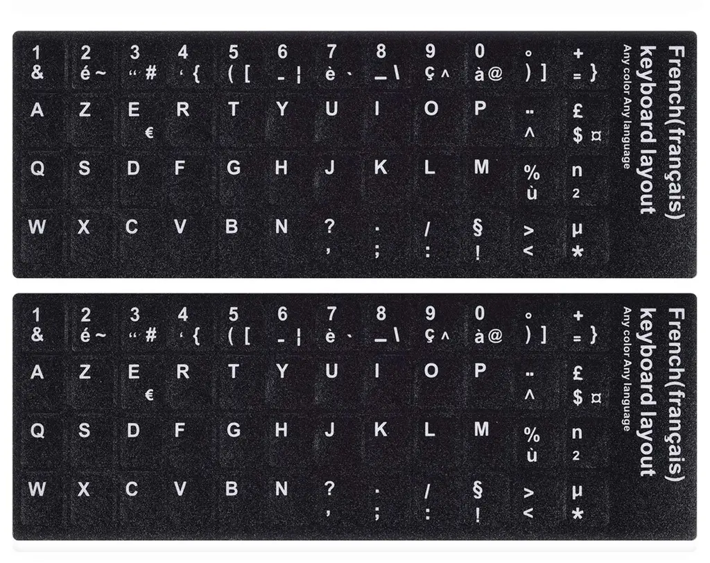 Sticker Pour Clavier Laptop Azerty