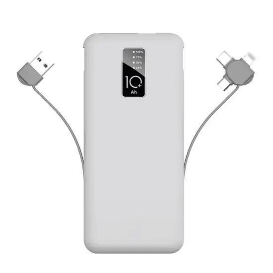 Power Bank D-TECH DP20H 20000mAh USB USB Type-C Lightning Blanc