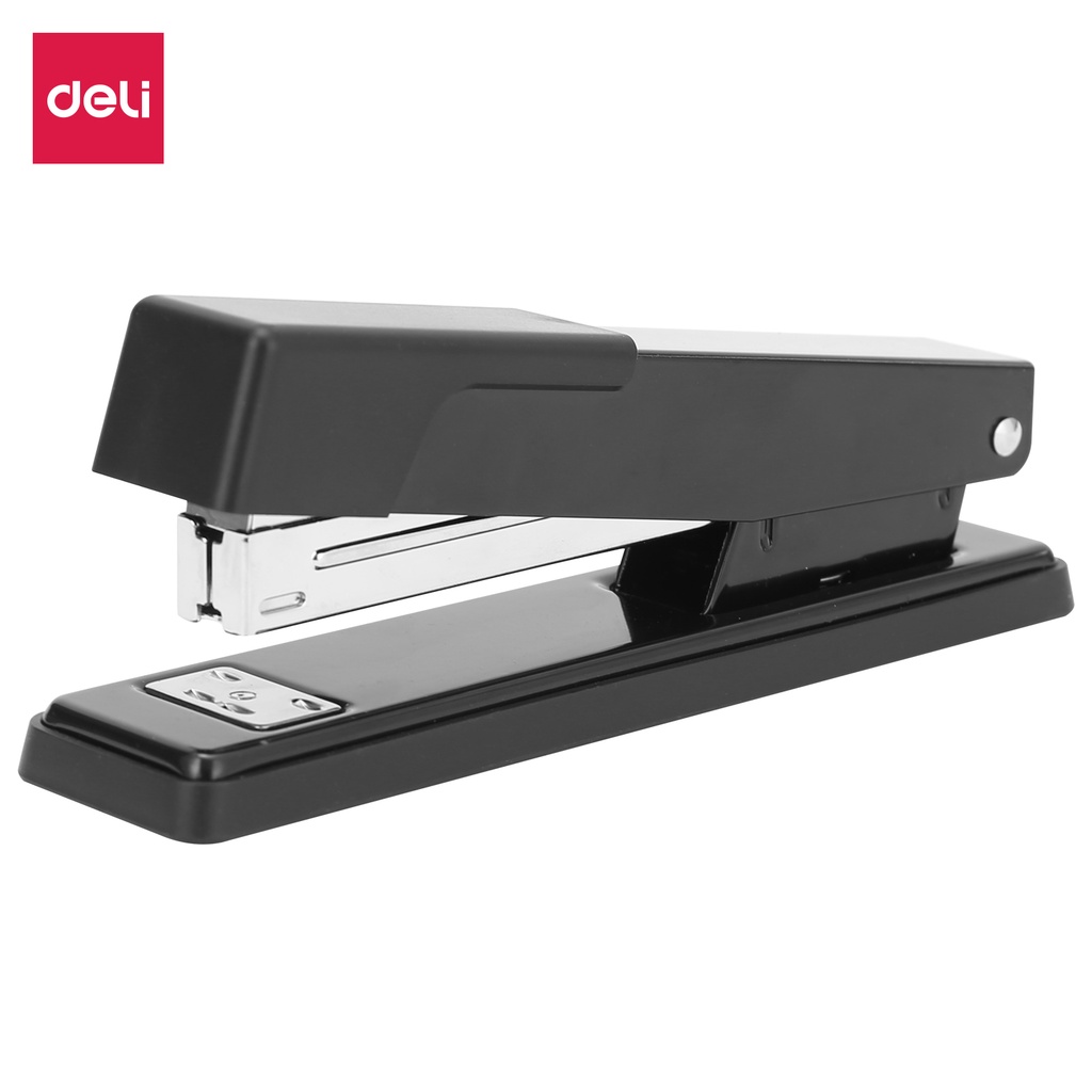 Agrafeuse de Bureau DELI Exceed Full Strip 25 Feuilles Noir