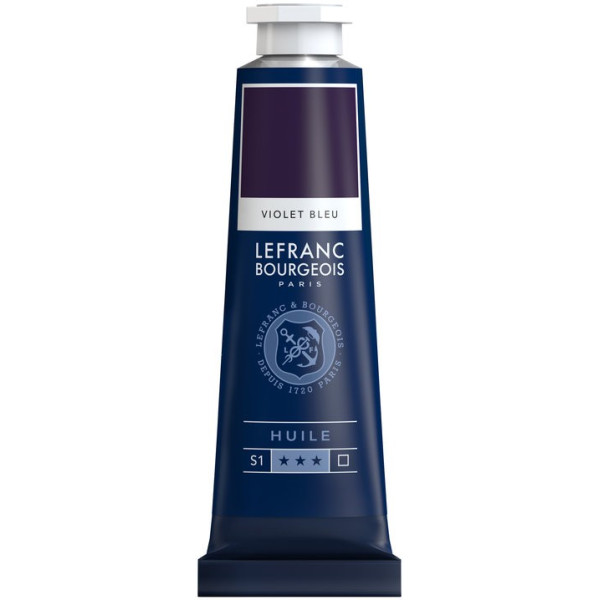 Tube Peinture à L'huile Fine LEFRANC BOURGEOIS 40ml Violet Bleu