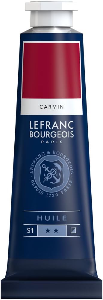 Tube Peinture à L'huile Fine LEFRANC BOURGEOIS 40ml Carmin