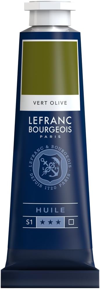 Tube Peinture à L'huile Fine LEFRANC BOURGEOIS 40ml Vert Olive