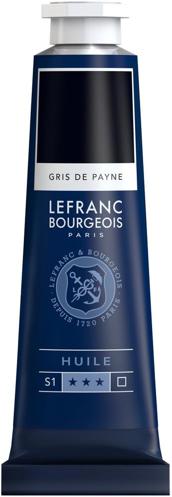 Tube Peinture à L'huile Fine LEFRANC BOURGEOIS 40ml Gris De Payne