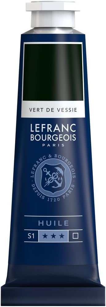 Tube Peinture à L'huile Fine LEFRANC BOURGEOIS 40ml Vert De Vessie