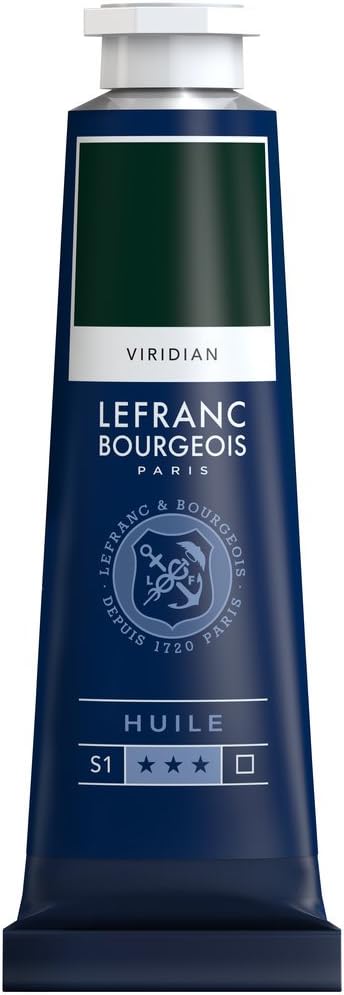Tube Peinture à L'huile Fine LEFRANC BOURGEOIS 40ml VIRIDIAN