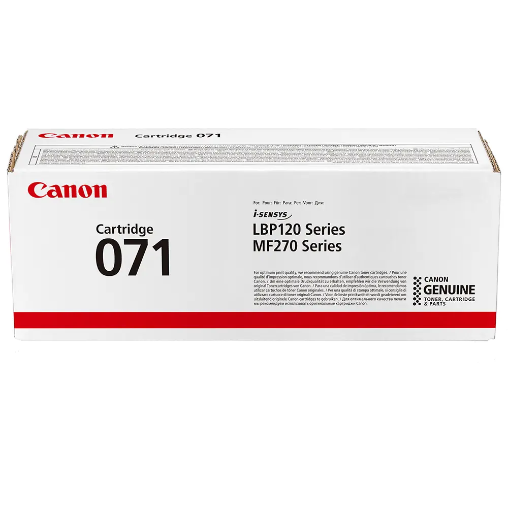 Toner CANON 071 Noir Pour i-SENSYS MF272dw MF275dw LBP122dw 1200 Pages