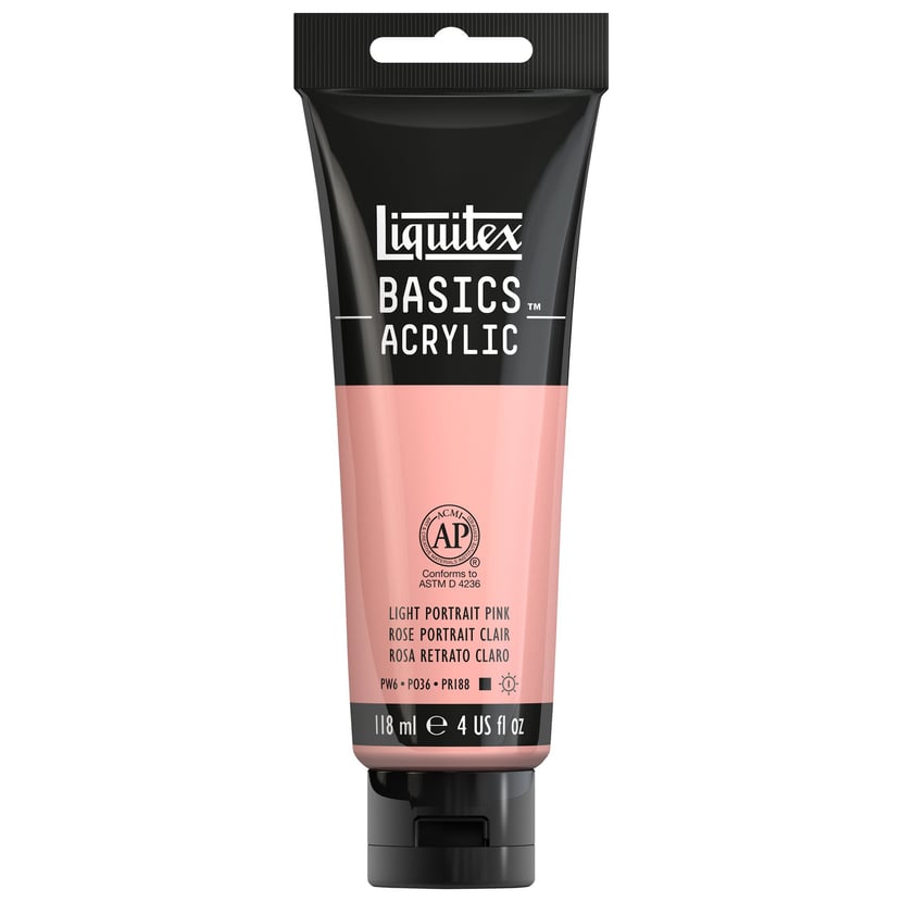 Tube Peinture Acrylique LIQUITEX Basics 118ml Rose Clair