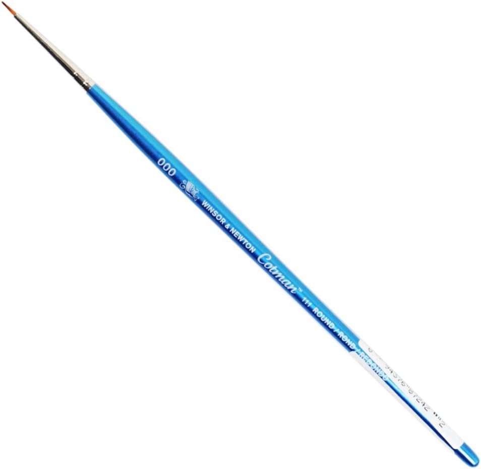 Pinceaux Cotman WINSOR & NEWTON Pinceau Aquarelle Série 111 Rond Manche Court N°000