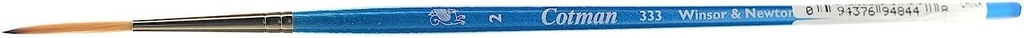 Pinceaux Cotman WINSOR & NEWTON  Pinceau Aquarelle Série 333 Pinceau À Lettre manche court N°2