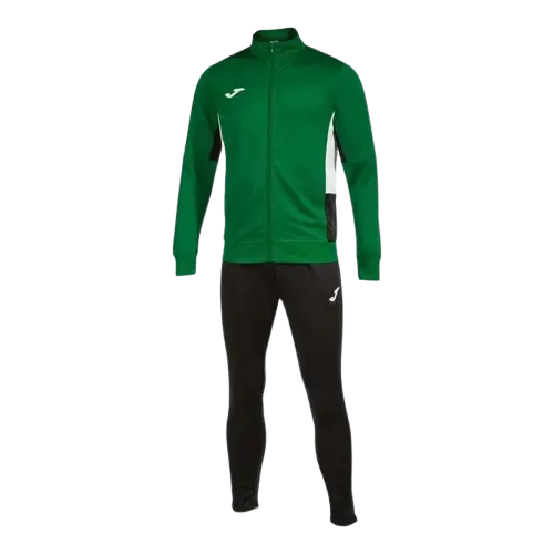Survêtement JOMA Danubio II avec Veste Zippée pour Hommes Vert et Noir Taille XL