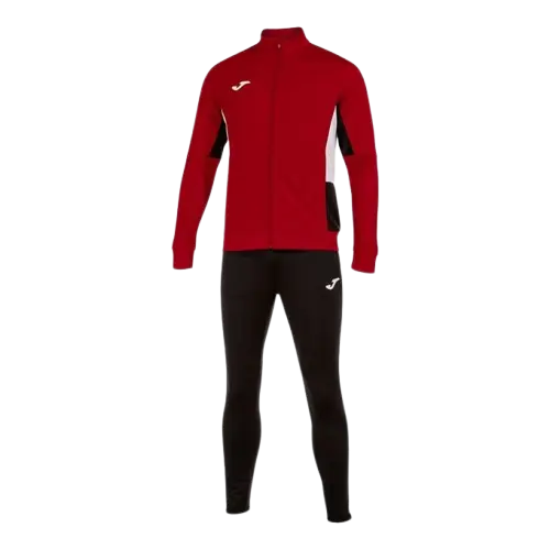 Survêtement JOMA Danubio II avec Veste Zippée pour Hommes Rouge et Noir Taille S