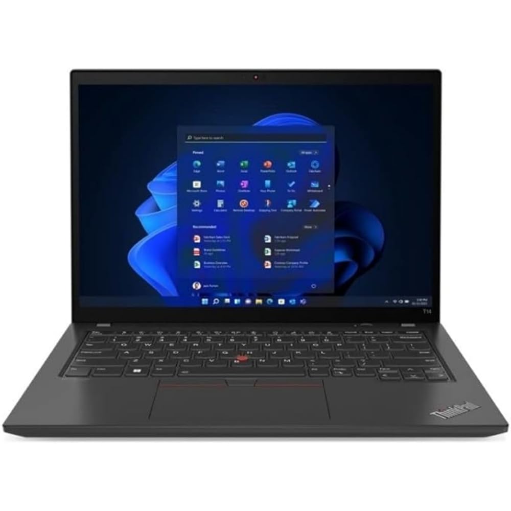 Laptop LENOVO ThinkPad T14 Intel Core i5-1235U 8Go 512Go SSD Ecran WUXGA 14" Windows 11Pro Wi-Fi AX+BT