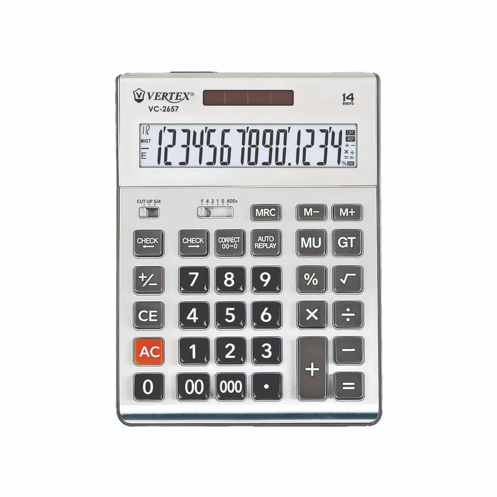Calculatrice De Bureau VERTEX 12 Chiffres Blanc