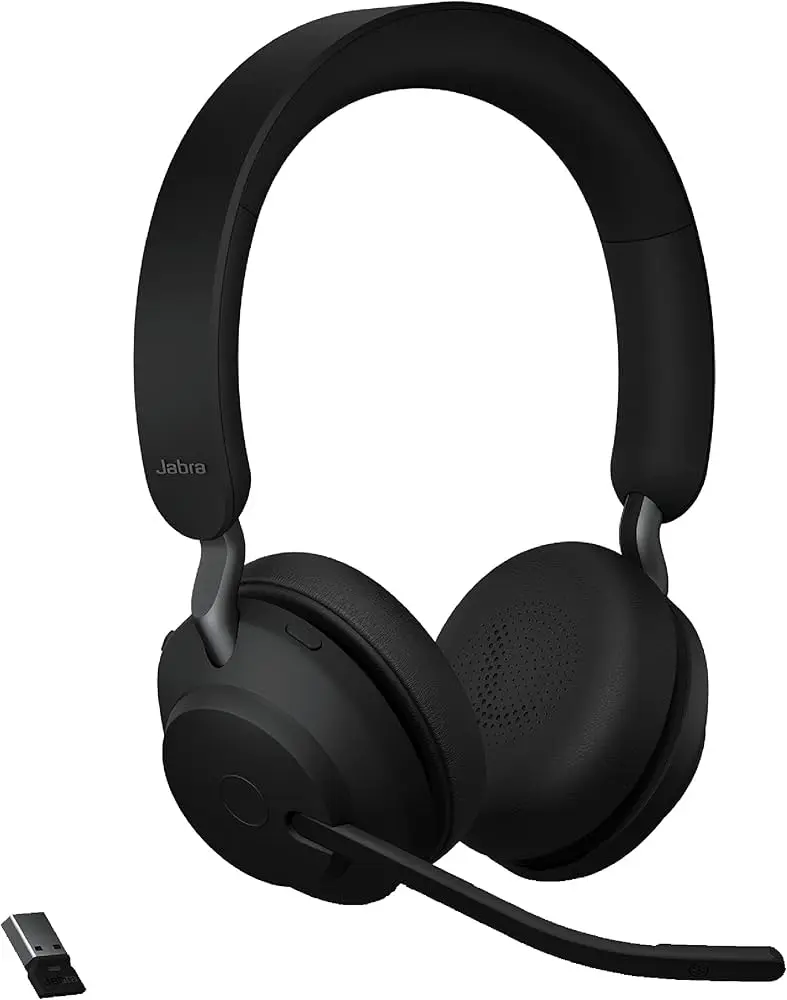 Casque Jabra Evolve2 65 MS Stereo Link380a Sans Fil Dongle USB-C Bluetooth Noir