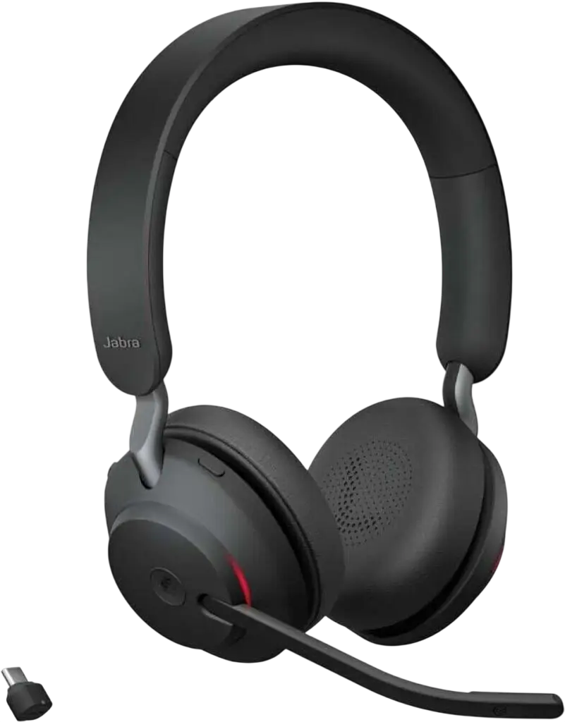 Casque Jabra Evolve2 65 MS Stereo Link380a sans Fil Dongle USB-C Bluetooth Noir
