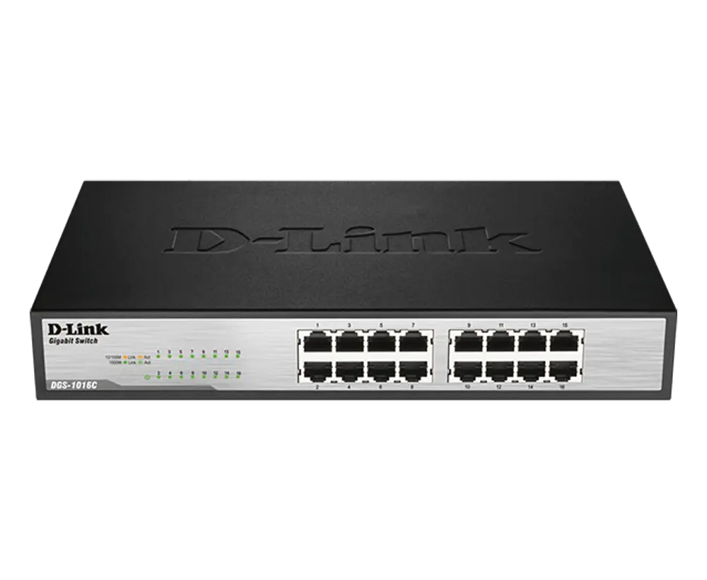 Switch D-Link 16 Port 10/100/1000Mbps