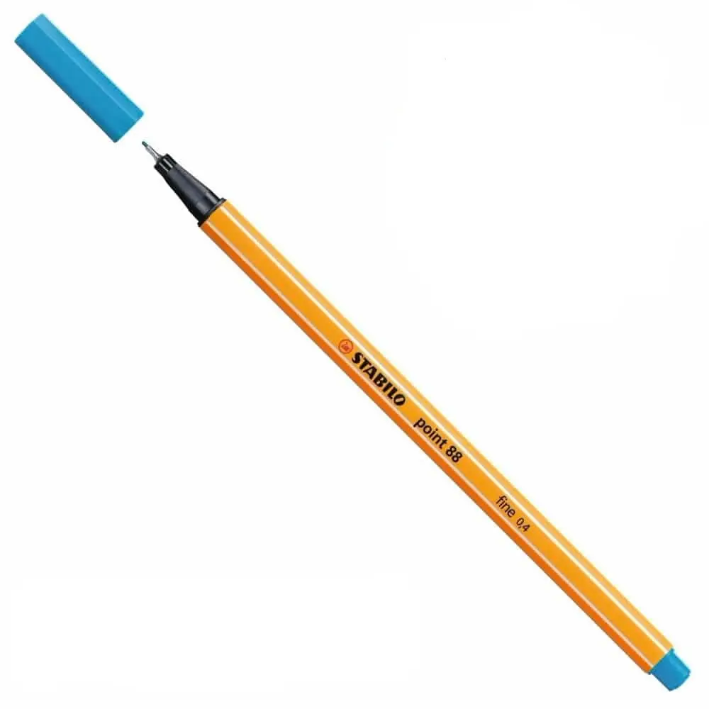 Stylo STABILO Point 88 Fine Bleu Clair