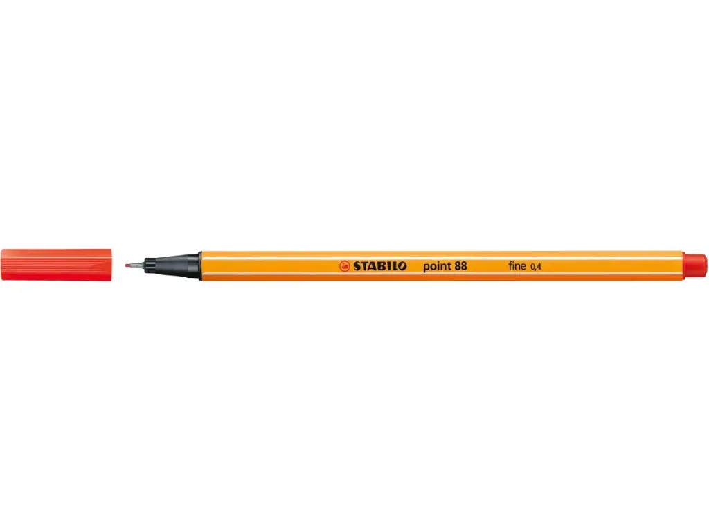 Stylo STABILO Pointe 88 Fine Rouge Clair