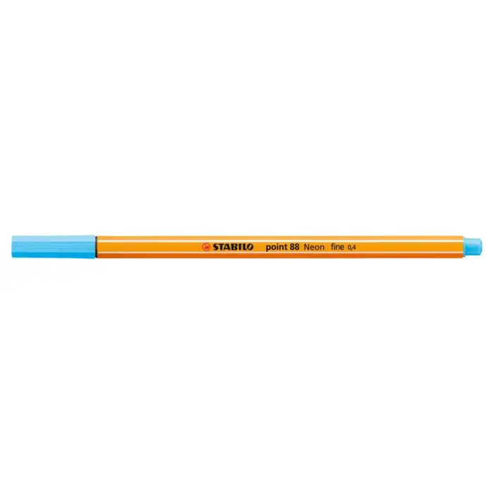 Stylo STABILO Pointe 88 Fine Bleu Fluo